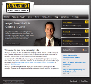 Mayor Ravenstahl Campaign Website